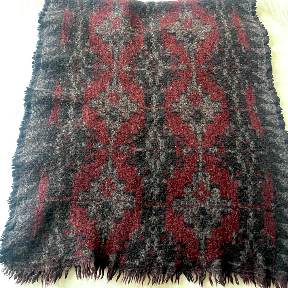 Aritzia Scarf Blanket Wool Blend